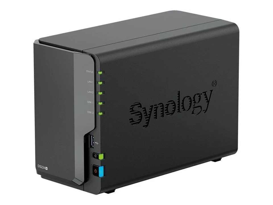 Synology DiskStation DS224+ 2 Alloggiamenti Server NAS - Nero