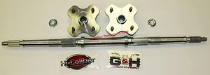 NEW 1988-2000 Honda TRX 300 Rear Axle & Wheel Hubs & 18mm Nuts 2x4 4x4 Fourtrax - Bild 1 von 4