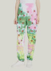 $950 Libertine Women'S Pink Strawberry Fields Crystal Tie-Dye Sweatpants Size M