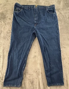 Cabela's Relaxed Fit Straight Leg Jeans Mens 52x34 Dark Wash Big & Tall - Picture 1 of 9