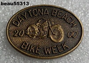 ⭐2000 DAYTONA FLORIDA HARLEY BIKE WEEK CHALECO CHAQUETA PIN - Imagen 1 de 1