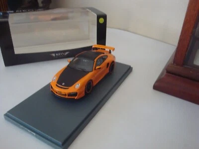 NEO SCALE MODELS - 43901 - PORSCHE TECHART 911 GT Street orange & noir 2009 - Photo 1/2