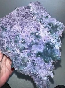 Purple/Green Grape Agate Specimen,Quartz Crystal,Metaphysical,Unique,Decor,Gift - Picture 1 of 19