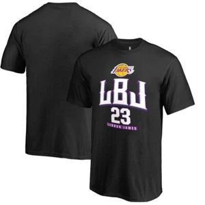 Los Angeles Lakers LeBron James Fanatics schwarz LBJ 23 T-Shirt neu mit Etikett S M L  - Bild 1 von 7