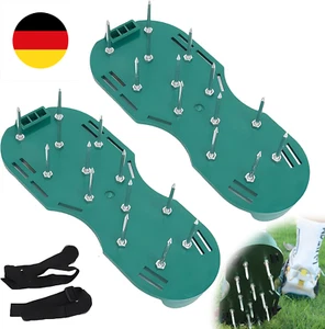 Rasenlüfter Schuhe, Nagelschuhe Rasenbelüfter Aerifizierer Gartenschuhe mit Klet - Bild 1 von 7