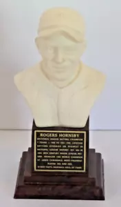 ROGER HORNSBY St. Louis Cardinals Sports Hall of Fame 6" White Bust Baseball HOF - Picture 1 of 11