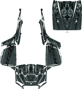 GRAPHIC KIT VINYL WRAP DECAL 24+ POLARIS RZR XP 1000 UTV CUSTOM DESIGN - Bild 1 von 3