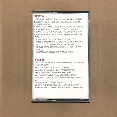 JMA NEW RELEASE PROMO Cassette Tape 90s Sampler NINE INCH NAILS MUSE TORI AMOS - Image 1 of 4