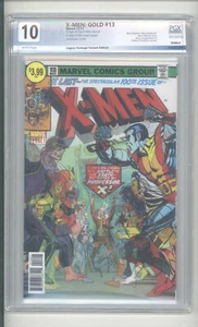 "X-MEN DORADO #13 PGX 10.0 ""CUBIERTA LENTICULAR Y CUBIERTA X-MEN 100 DESLIZAMIENTO" - Imagen 1 de 1