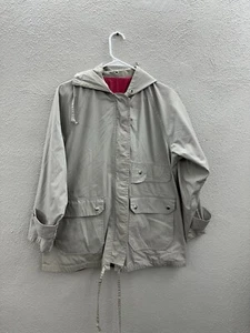 Unbranded Womens Jacket Size 11/12 Reversible Zip Up Hooded Vintage - Picture 1 of 16