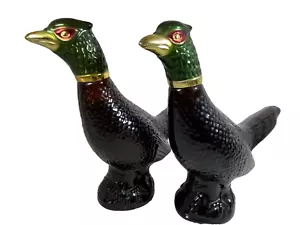 Lote de 2 decantadores vacíos de faisán cuello anillo Avon cuero Oland para después del afeitado - Imagen 1 de 8