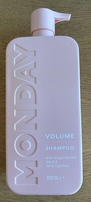 ZURU New MONDAY HAIRCARE Volume Shampoo 800Ml | Cruelty-Free, SLS & Paraben Free