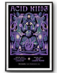 Acid King November 15-16 2024 The Chapel In San Francisco Poster Art - Picture 1 of 4