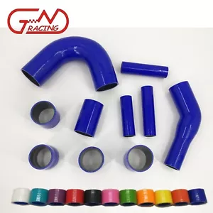 Fit 08-11 Lancer EVO10 EVO X CZ4A 4B11T 2.0L Turbo Intercooler Silicone Hose Kit - Picture 1 of 12