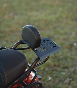 Back Carrier With Backrest Fit For TVS RONIN - Picture 1 of 1