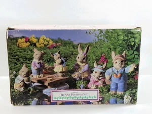 Mervyn's 7 Pc Bunny Fishing Set Collection Easter Vtg Original Box RARE 1995 - Picture 1 of 10