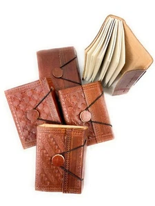 Handgefertigtes Lederbuch, Tagebuch/Reisetagebuch, A5 Blanko Notizbuch - S - Bild 1 von 11