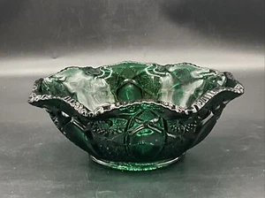 VTG L E Smith Heritage Quintec Greenbriar Hunter Green Bowl - Picture 1 of 11