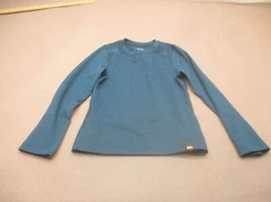 REI COOP Size XS Kids Unisex Blue Crew Neck Long Sleeve Outdoor Athletic Top 475 - Picture 1 of 7