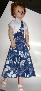 Vintage Design handgefertigtes Sommerkleid & Bolero für 22" Candi Modepuppe - Bild 1 von 6
