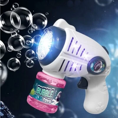 Kids Bubble Machine Gun,Automatic Bubble Gun,Outdoor fun activity Party Gift Toy - Image 1 of 4