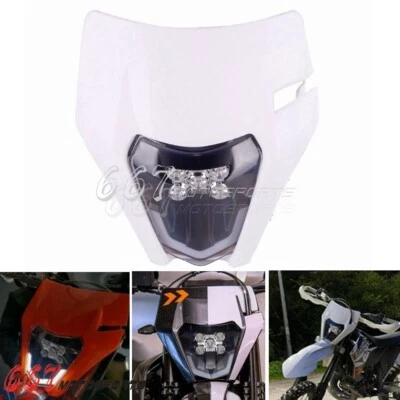 Motocross LED Headlight For KTM EXC 300 EXCF 350 EXCF 450 EXC 500 450 EXCF 500 — 第 1/4 张图片