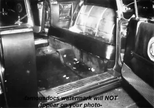 FOTO John F. Kennedy Dallas Limusina Servicio Secreto Asesinato, JFK Dallas, Rosas - Imagen 1 de 2