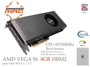  AMD VEGA 56 Bootscreen 8GB Ram HBM2 (GIGABYTE) Mac Pro 4.1 & 5.1 - Imagen 1 de 6