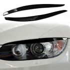 Gloss Black-Headlight Eyelids Eyebrow Trim For BMW 3 Series E92 E93 M3 2006-2012