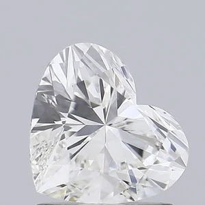 Heart 1.11ct G VVS2 CVD IGI Certified Loose Lab Grown Diamond - Picture 1 of 3
