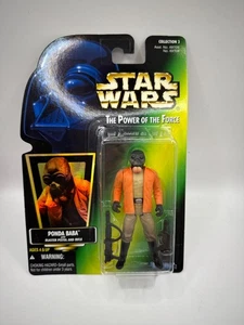 Figura de acción Star Wars PONDA BABA POTF holograma verde Kenner 1996 Power of the - Imagen 1 de 4