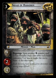 LOTR TCG 11U99 Squad of Haradrim Shadows - Picture 1 of 1
