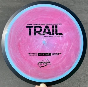 Axiom MVP Neutron Trail - Rare Transitional Color Marbled Swirl Conrad Disc Golf - Picture 1 of 24