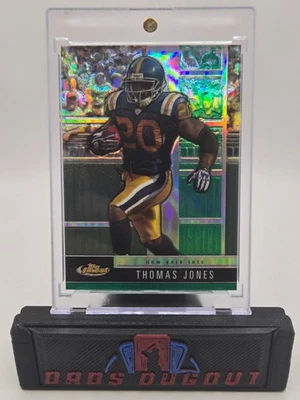 Thomas Jones #/299 2008 Topps Finest Football Refractor #35 Jets - Image 1 of 4