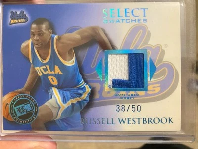 2008-09 Press Pass Russell Westbrook Select Swatches 38/50 UCLA Bruins Patch - Imagem 1 de 2