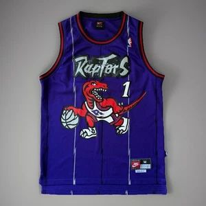 Tracy McGrady Toronto Raptors Jersey M Purple Y2K Nike NBA Basketball - Picture 1 of 7