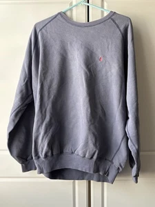 Vintage Polo Ralph Lauren Pullover Crewneck Sweatshirt - Herren Größe XL - Blau Rot - Bild 1 von 14