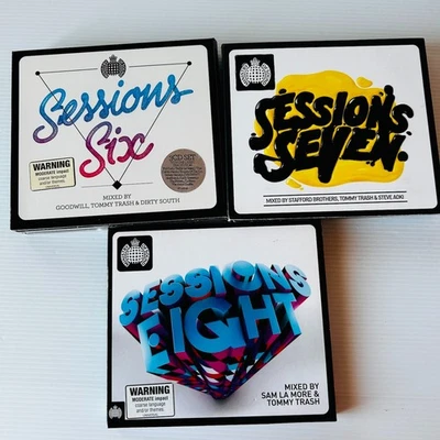 Ministry of Sound Sessions 6 7 8 CD Lot x3 MOS Tommy Trash Goodwill Dirty South - Image 1 of 4