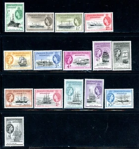 Falkland Islands Dep. Scott # 1L19 - 1L32 - MNH - CV=$240.75 (18-C251) - Picture 1 of 2