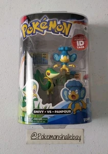 Snivy vs Panpour - Pokémon Genuine 2013 TOMY Figurines *BRAND NEW/SEALED* - Picture 1 of 2