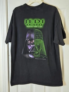 Vintage Y2K Star Wars Jedi Knights Card Game Promo T-Shirt Size XL Darth Vader - Picture 1 of 6