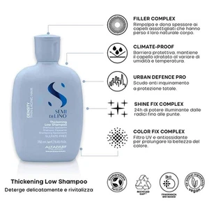 Alfaparf Milano Semi Di Lino Thickening Low Volumizing Shampoo 250ml - Picture 1 of 1