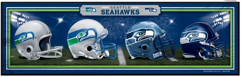 Letrero de madera WinCraft NFL Seattle Seahawks, 17" x 6", WCR02892115 Foto 1 de 1