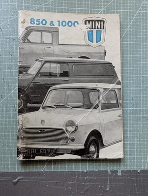 1975 Mini 850 & 1000 Saloon, Van, & Pick-up Owners Handbook. - Image 1 of 4