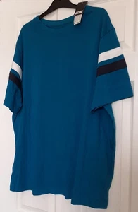 Jacamo Mens Teal T-shirt Size 1XL - Picture 1 of 3