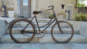 Vélo Ancien Dame A Dents Sauté 1900 - Foto 1 di 24