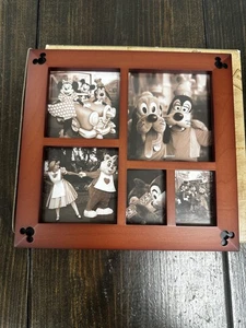 Disney Parks Mickey Mouse Kirschholz Bilderrahmen Displays 5 Fotos Neu im Karton - Bild 1 von 12