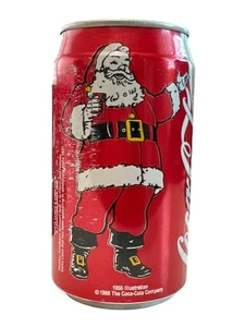 Coca-Cola Classic Santa Claus 1988 vintage lata de 12 fl oz - Imagen 1 de 10