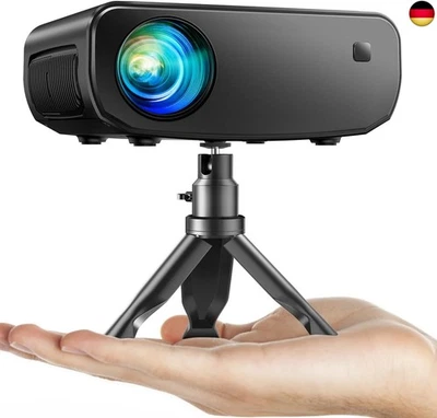 Projektor, ELEPHAS 2025 WiFi, Mini-Projektor, Full-HD, 1080P, 15000 Lux, - Bild 1 von 4
