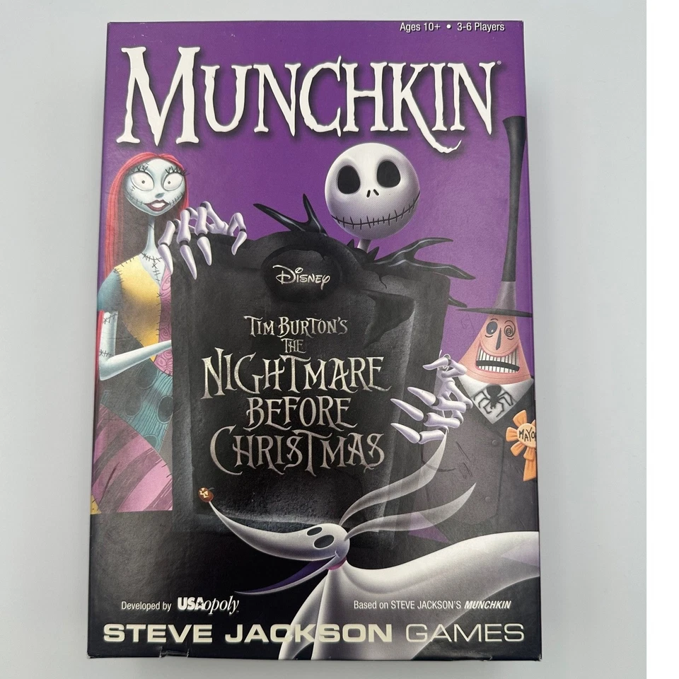 Juego Munchkin Pesadilla Antes De Navidad S. Jackson - Sin Die Sin Instrucciones Foto 1 de 4